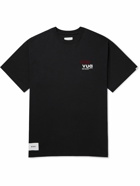 WTAPS - Logo-Embroidered Cotton-Jersey T-Shirt - Black