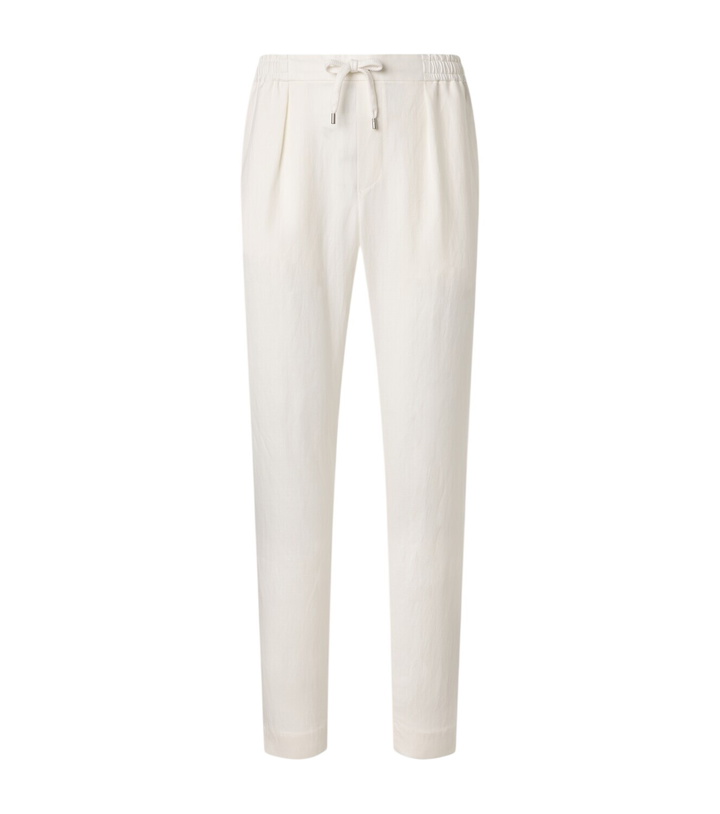 Photo: Ralph Lauren Purple Label Silk and linen straight pants