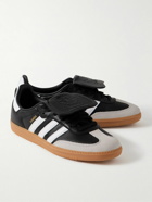 adidas Originals - Samba LT Nubuck-Trimmed Leather Sneakers - Black