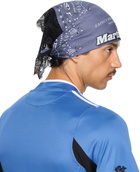 Martine Rose SSENSE Exclusive Navy Lace Bandana