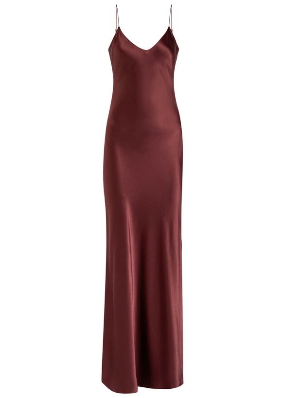 Photo: Nili Lotan Cami Silk Gown Red