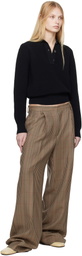 Studio Nicholson Black Chesapeake Polo