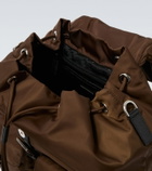 Prada Re-Nylon leather-trimmed backpack