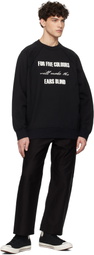 UNDERCOVER Black French Terry Sweatshirt