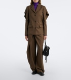 Loewe Caped wool blazer