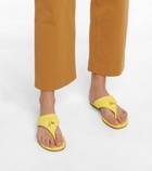 Loro Piana - Summer Charms suede thong sandals