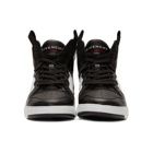 Givenchy Black and White Wing High Sneakers