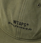 WTAPS - Logo-Embroidered Cotton and Nylon-Blend Baseball Cap - Green