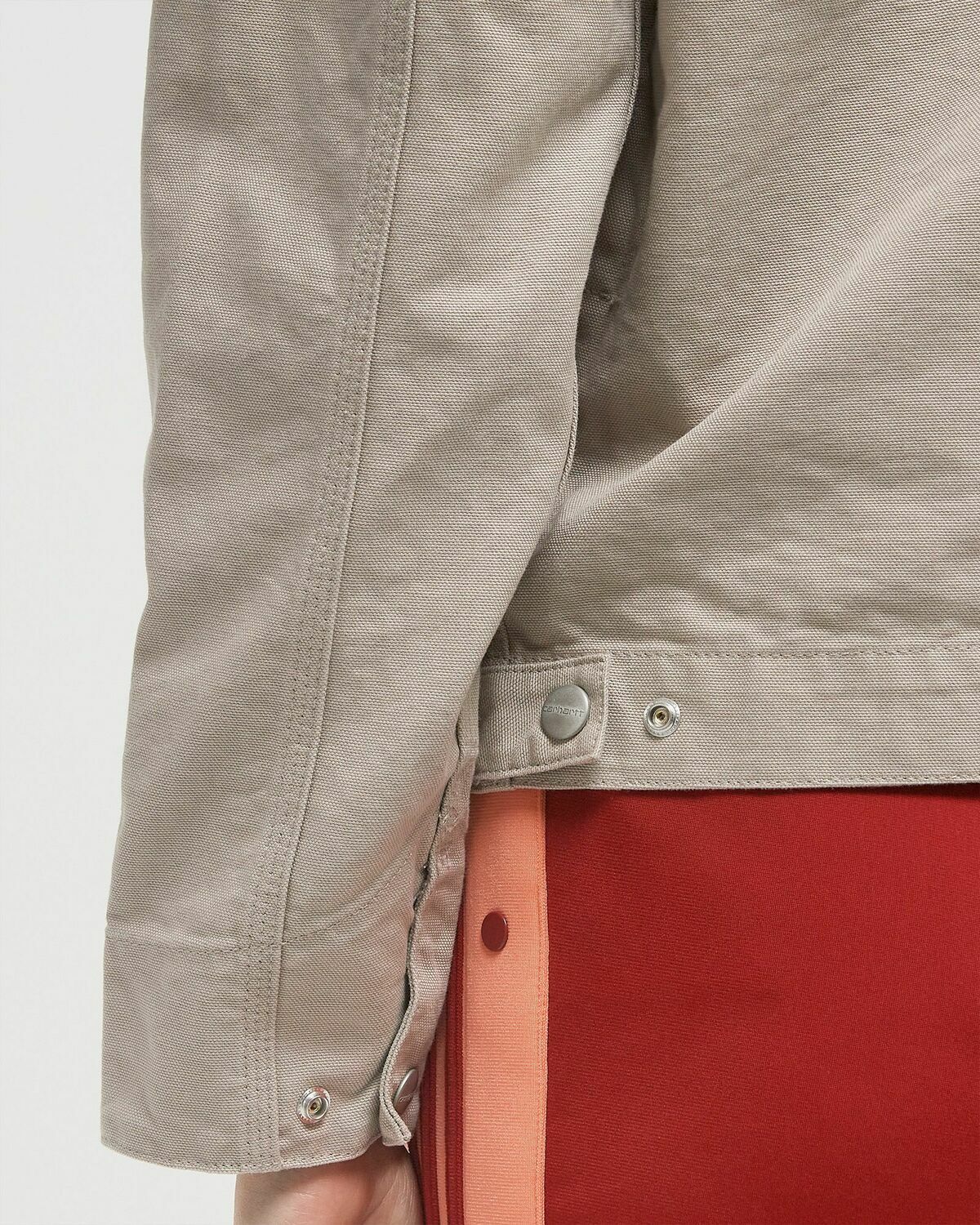 Carhartt WIP OG Detroit Jacket Beige Womens Bomber Jacket