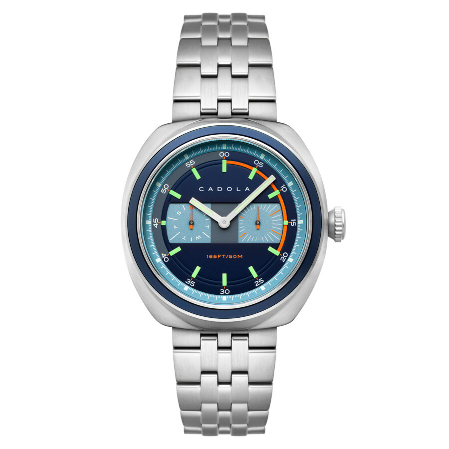 Cadola Giulia GMT Quartz Blue Dial Mens Watch CD-1043-11