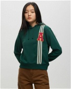 Adidas Small Logo Hood Green - Womens - Sweatshirts