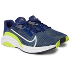 Nike Training - ZoomX SuperRep Surge Rubber-Trimmed Nylon-Mesh Sneakers - Blue