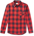 Nudie Jeans - Sten Checked Cotton-Flannel Shirt - Red