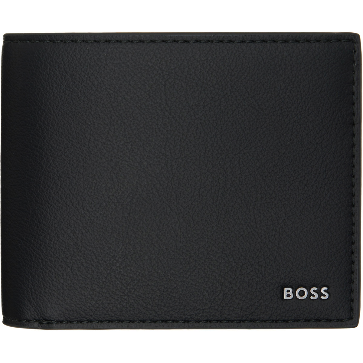 BOSS Black Trifold Wallet