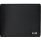BOSS Black Trifold Wallet