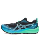 Asics GEL-TRABUCO 12 Sneakers in Black/Bright Cyan