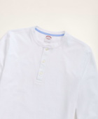 Brooks Brothers Men's Cotton Jersey Henley | White