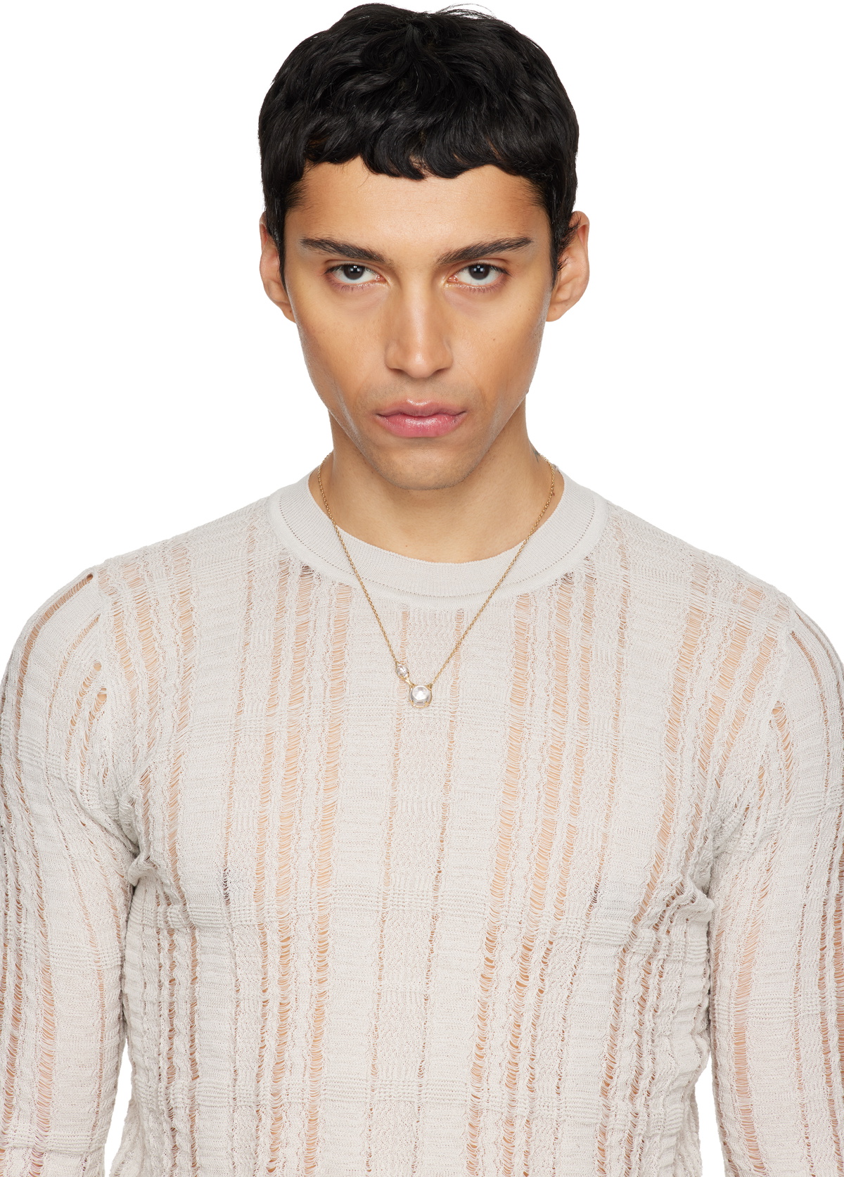 Alan Crocetti Nano Pearl Melt Necklace