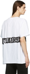 Vyner Articles White Scribble Print T-Shirt