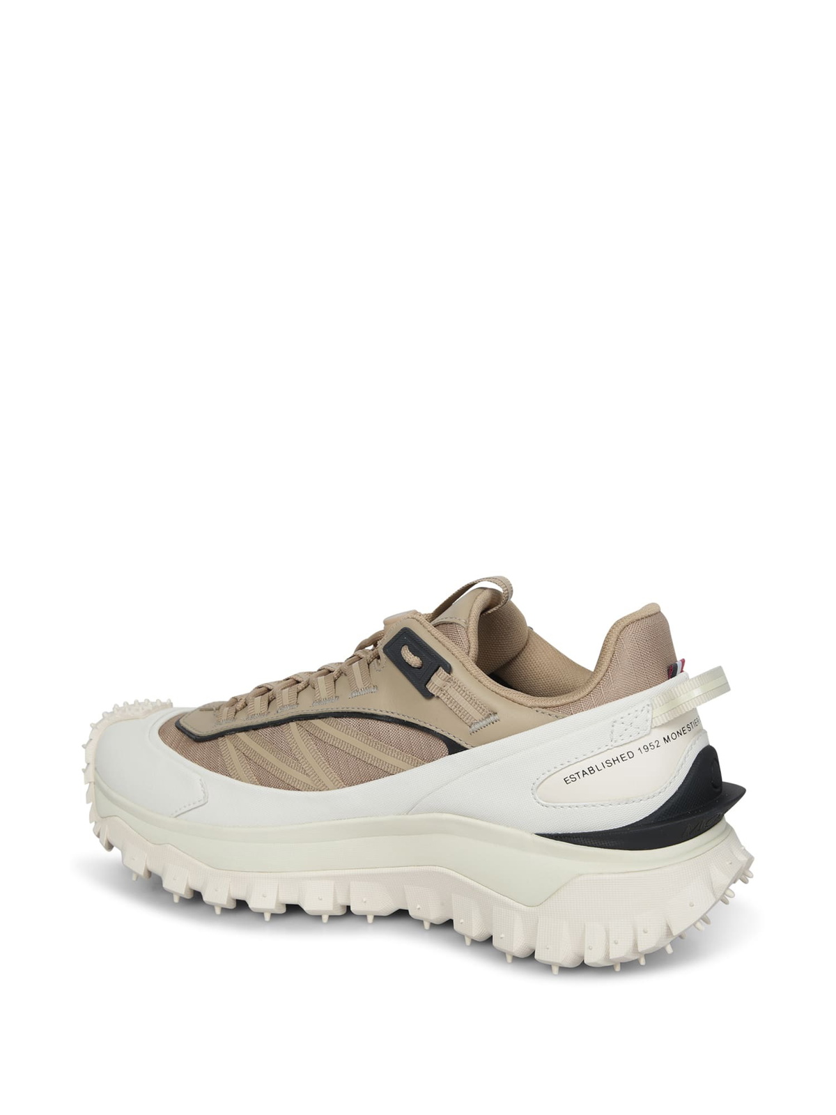 Moncler Trailgrip Gtx Beige And White Sneakers