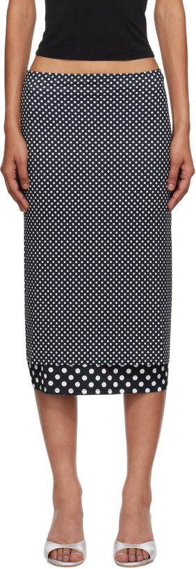 Photo: Miaou Black & White Maria Maxi Skirt