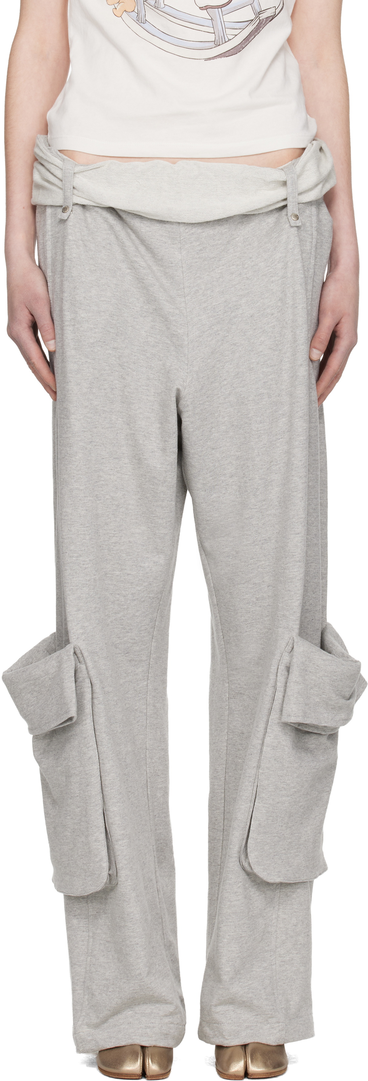 OPEN YY Khaki Rose Lounge Pants OPEN YY