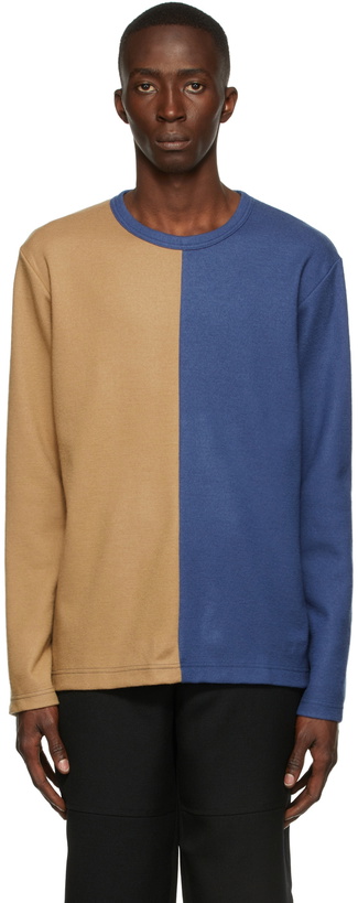 Photo: Comme des Garçons Homme Deux Wool Jersey Long Sleeve T-Shirt