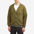 CAYL Men's Alpha Fleece Cardigan in Coffee