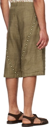 Kartik Research Khaki Big Shorts