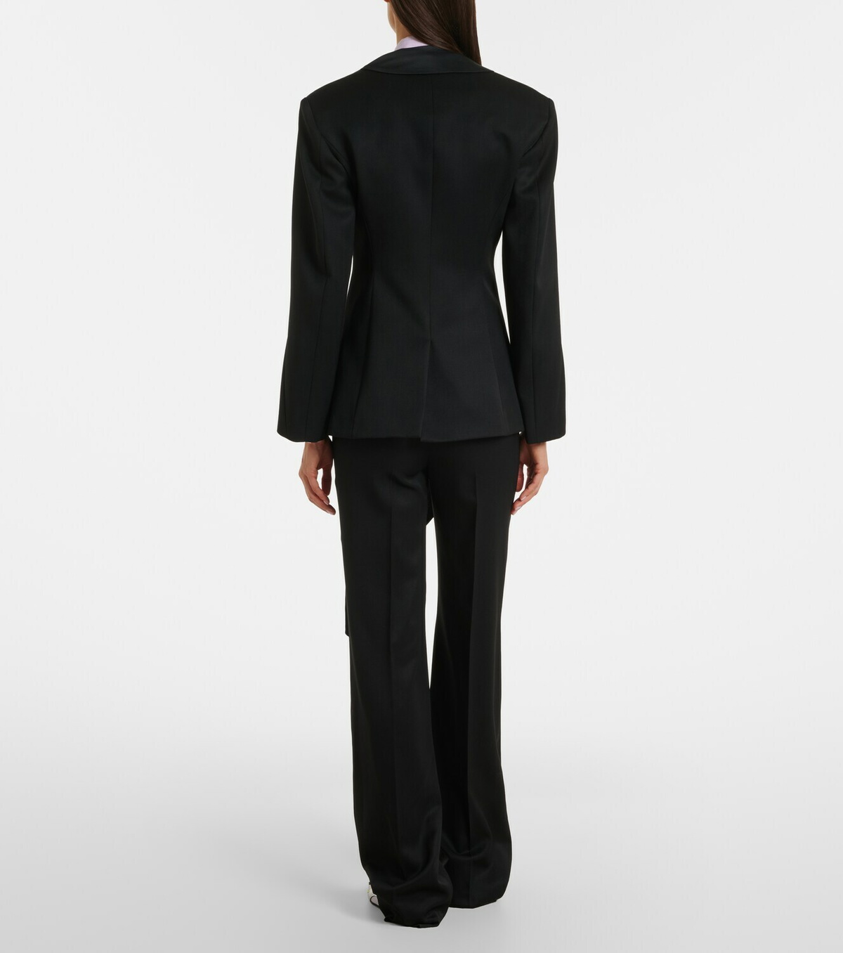 The Attico Virgin wool wide-leg pants