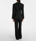The Attico Virgin wool wide-leg pants