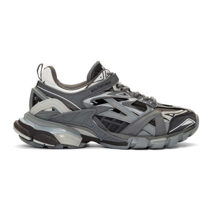 Photo: Balenciaga Grey Track.2 Sneakers