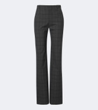 Gucci Checked wool straight pants