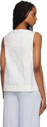Toogood White 'The Basketmaker' Tank Top