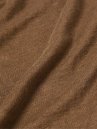 Officine Générale - Slub Stretch-Linen T-Shirt - Brown