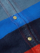 Portuguese Flannel - Striped Cotton-Flannel Shirt - Blue