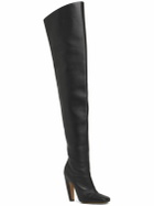 BOTTEGA VENETA - 100mm Canalazzo Thigh-high Leather Boots