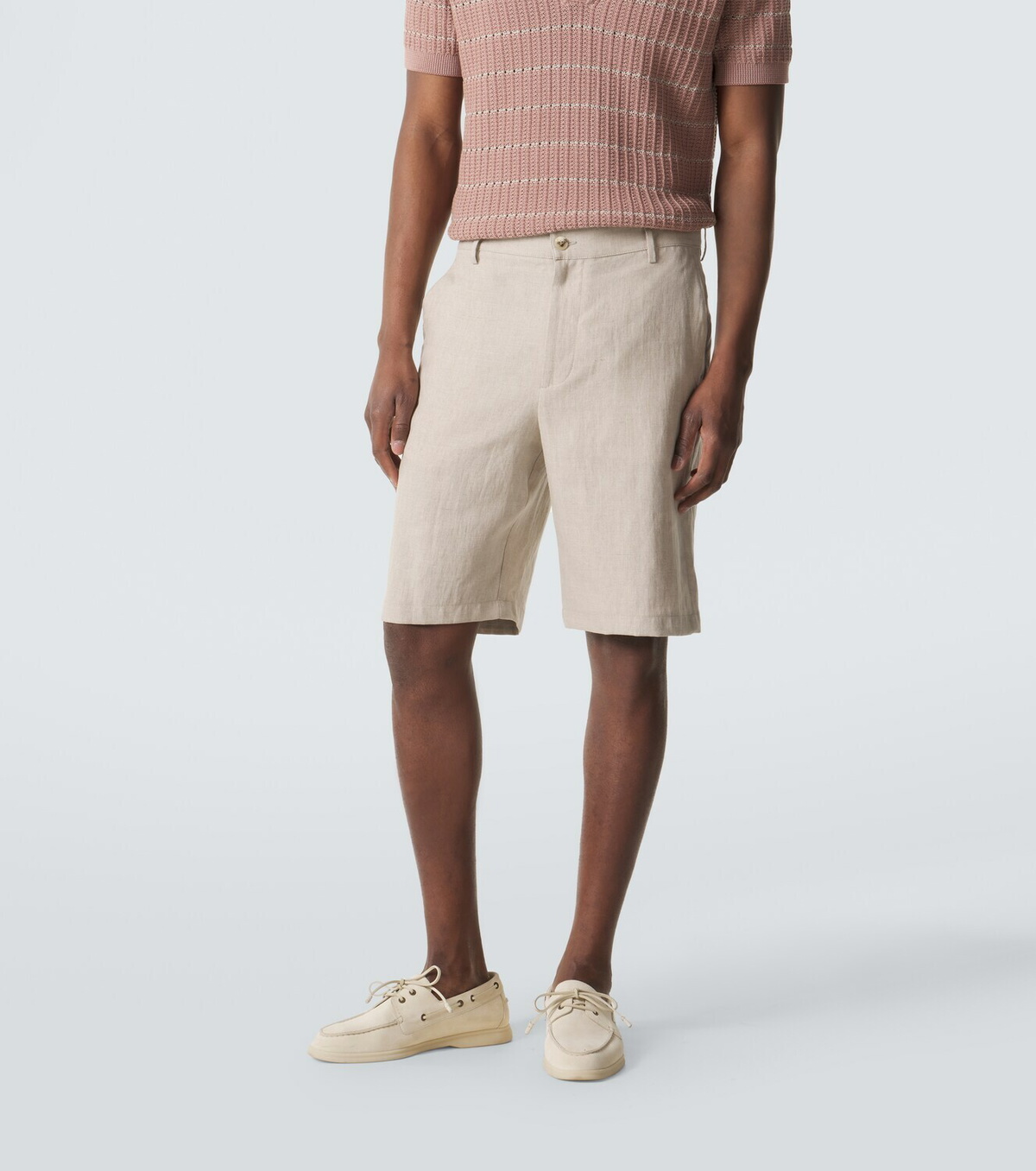 Canali Linen Bermuda shorts