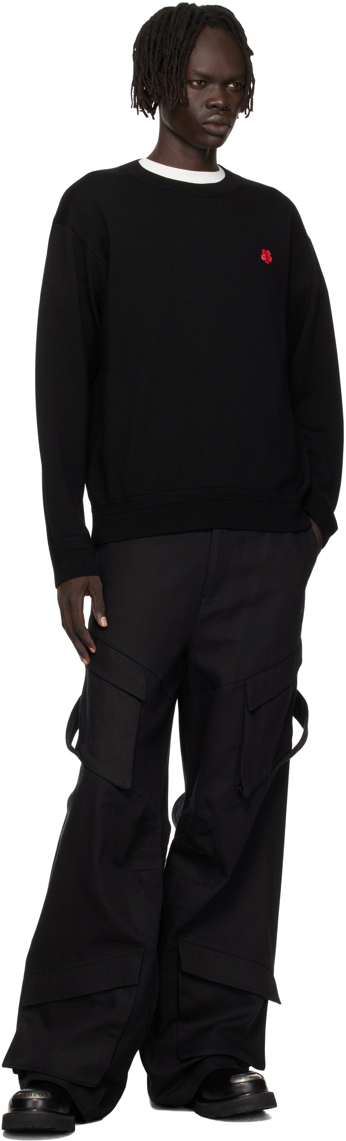 Kenzo Black Kenzo Paris 'Boke Flower' Sweater