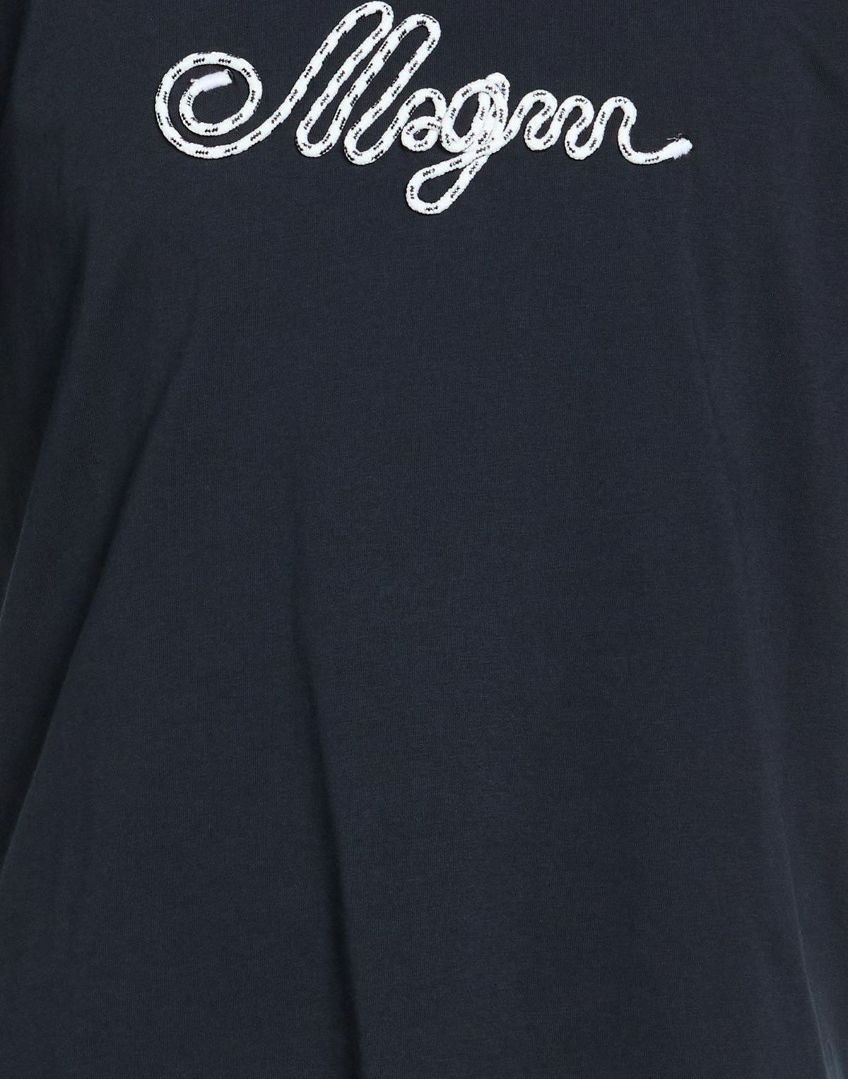Msgm Mens T-shirt Midnight in Blue