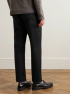 Barena - Straight-Leg Stretch Virgin Wool-Flannel Trousers - Gray