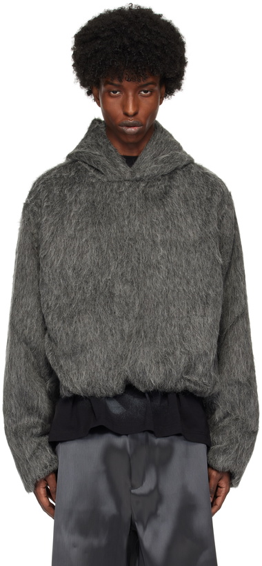 Photo: HELIOT EMIL Gray Pantheon Hoodie
