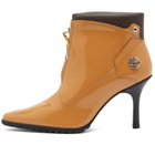 Timberland Women's x Veneda Carter Front Zip Heel Boot in Wheat Patent