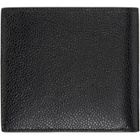 Thom Browne Black Pebble Grain Leather Billfold Wallet