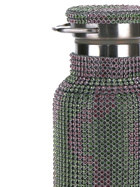 Collina Strada Rhinestone Water Bottle Pink And Lime