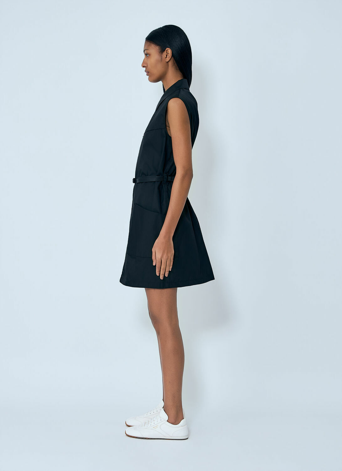 Prada Re-Nylon Belted Mini Dress