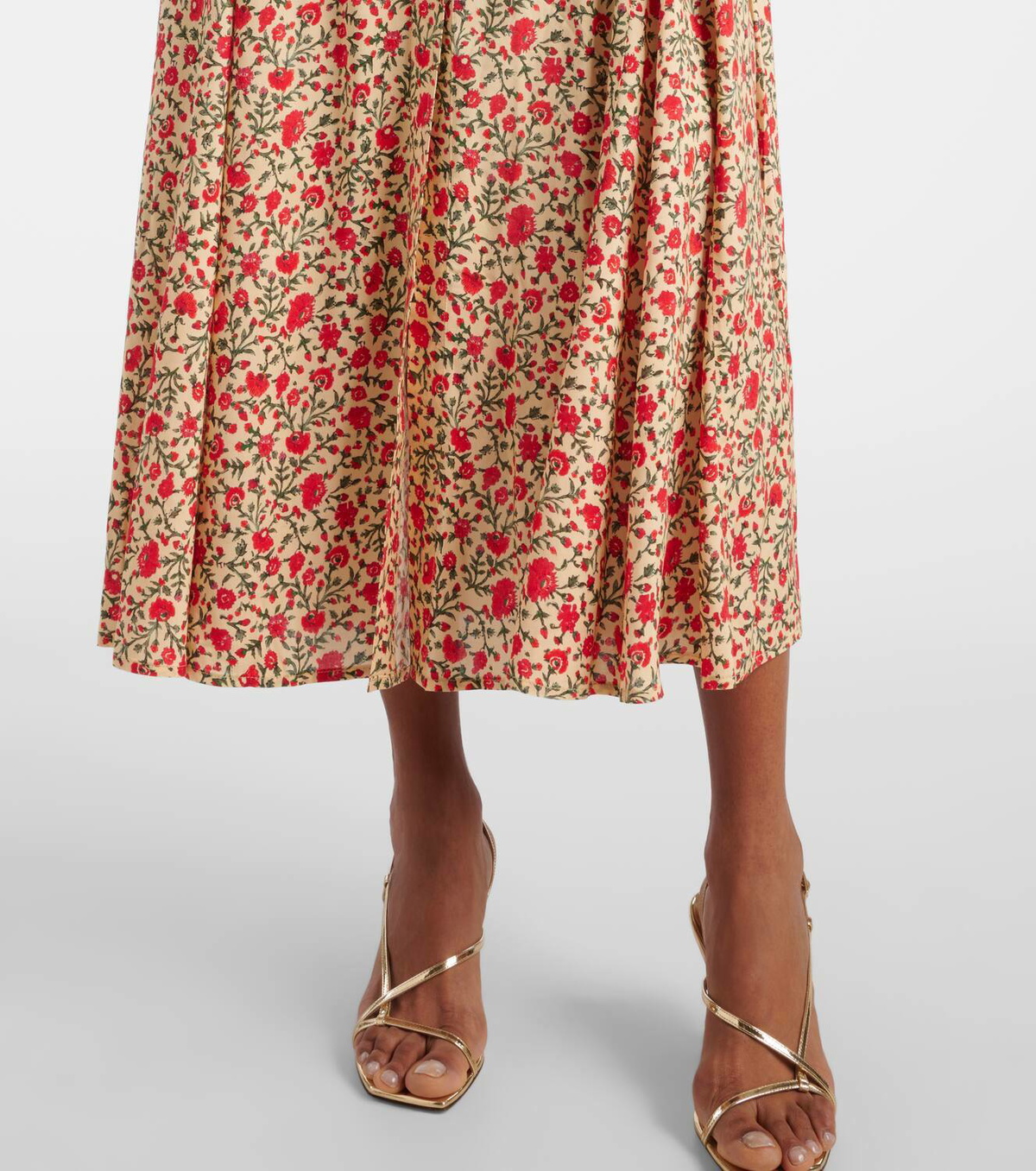 Rixo Bloom floral midi dress