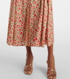 Rixo Bloom floral midi dress