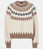 Nili Lotan Alena Fair Isle alpaca-blend sweater