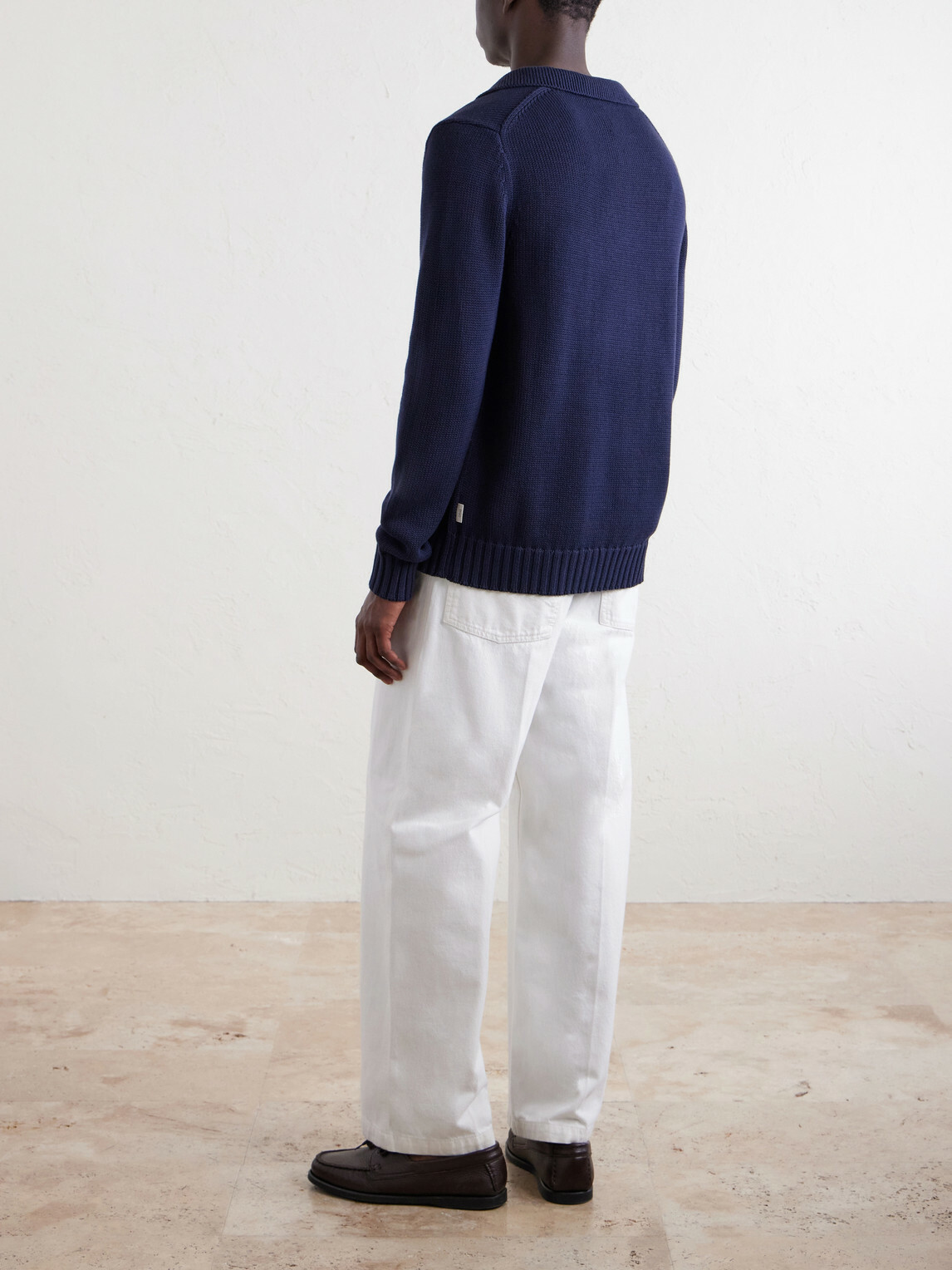 Onia - Cotton Polo Sweater - Blue